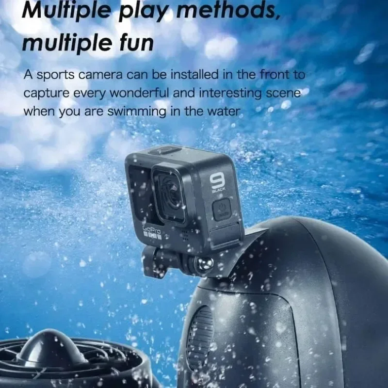 

【HOT】60mins Underwater Sea Scooter 3.6mph Dual Motor 1.8M/S Diving Equipment Underwater Propeller for Scuba Snorkeling