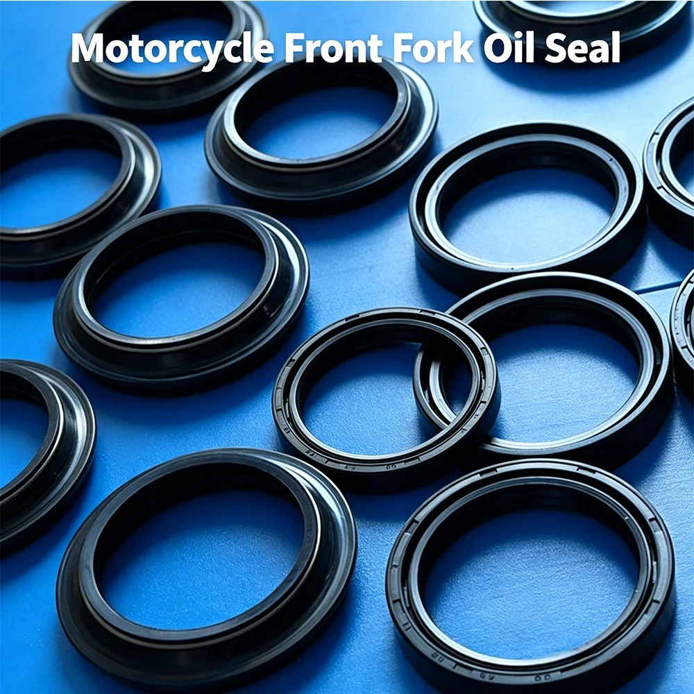 

49x60x11 Front Fork Oil Seal 49 60 Dust Cover For HARL/EY DAV/IDSON Dyna Fat Bob Hard Candy Custom FXDF 2013 Rocker FXCW 2008-09