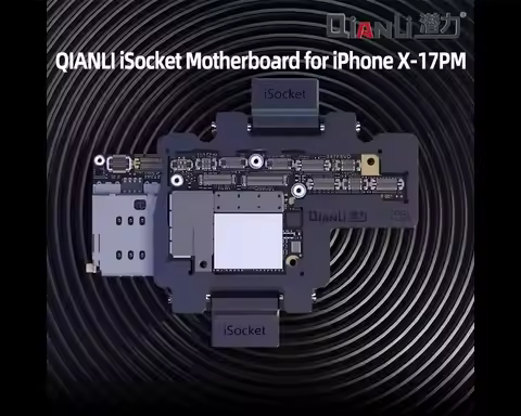 QIANLI iSocket Motherboard Test Double-Deck Motherboard Function Tester Repair for iPhone X XS 11-13 14 15 16 17 Pro Max Tool