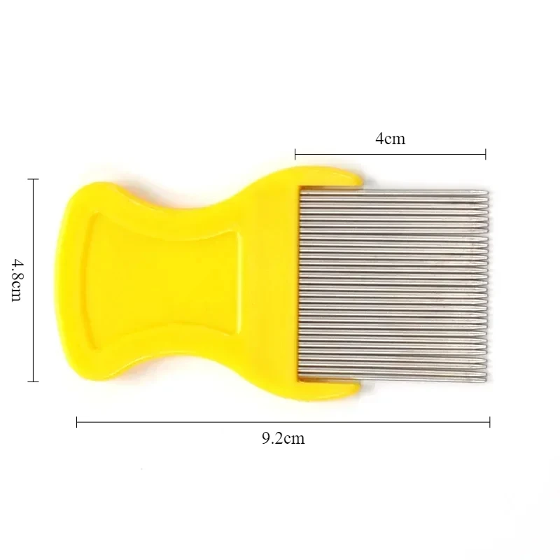Long Steel Needle Dog Cat Lice Flea Removal Dense Teeth Comb Pets Floating Hair Removal Comb Pet Grooming Tool
