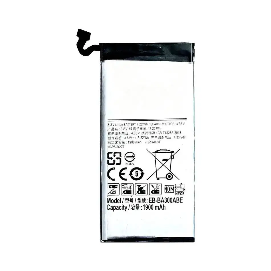 

For Samsung Galaxy A3 2015 Version A300 A3000 Mobile Phone Battery 1900Mah High-Capacity EB-BA300ABE Reliable Power