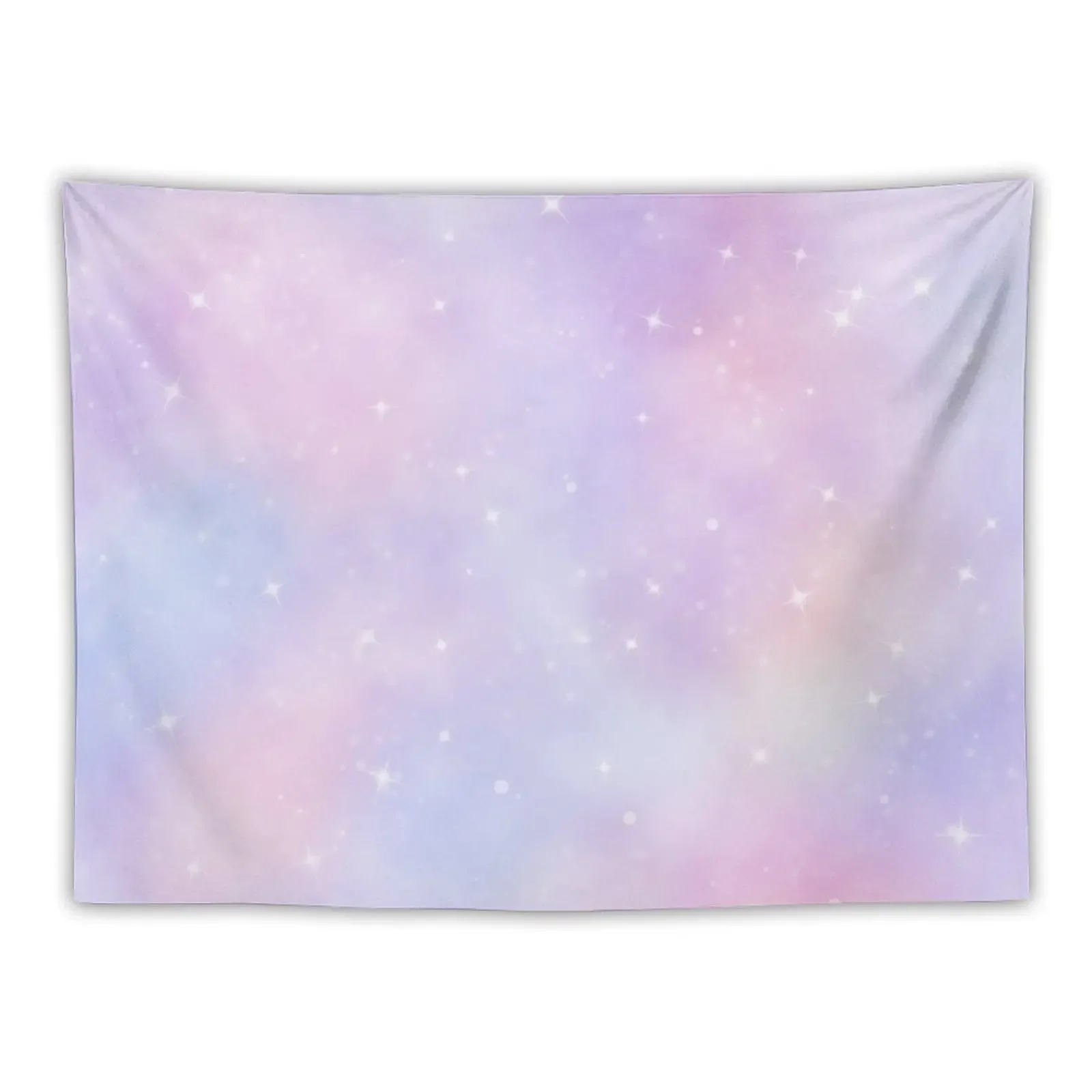 Aesthetic Colorful Pink, Violet and Light Blue Galaxy Tapestry House Decor Room Decorations Aesthetic Tapestry