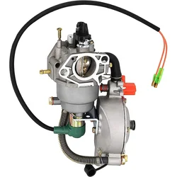 Dual Fuel Carburetor Manual LPG CNG 188 Carburetor Fit GX390 188F GX420 190F 11HP 13HP Gasoline Engine Spare Parts Carburator