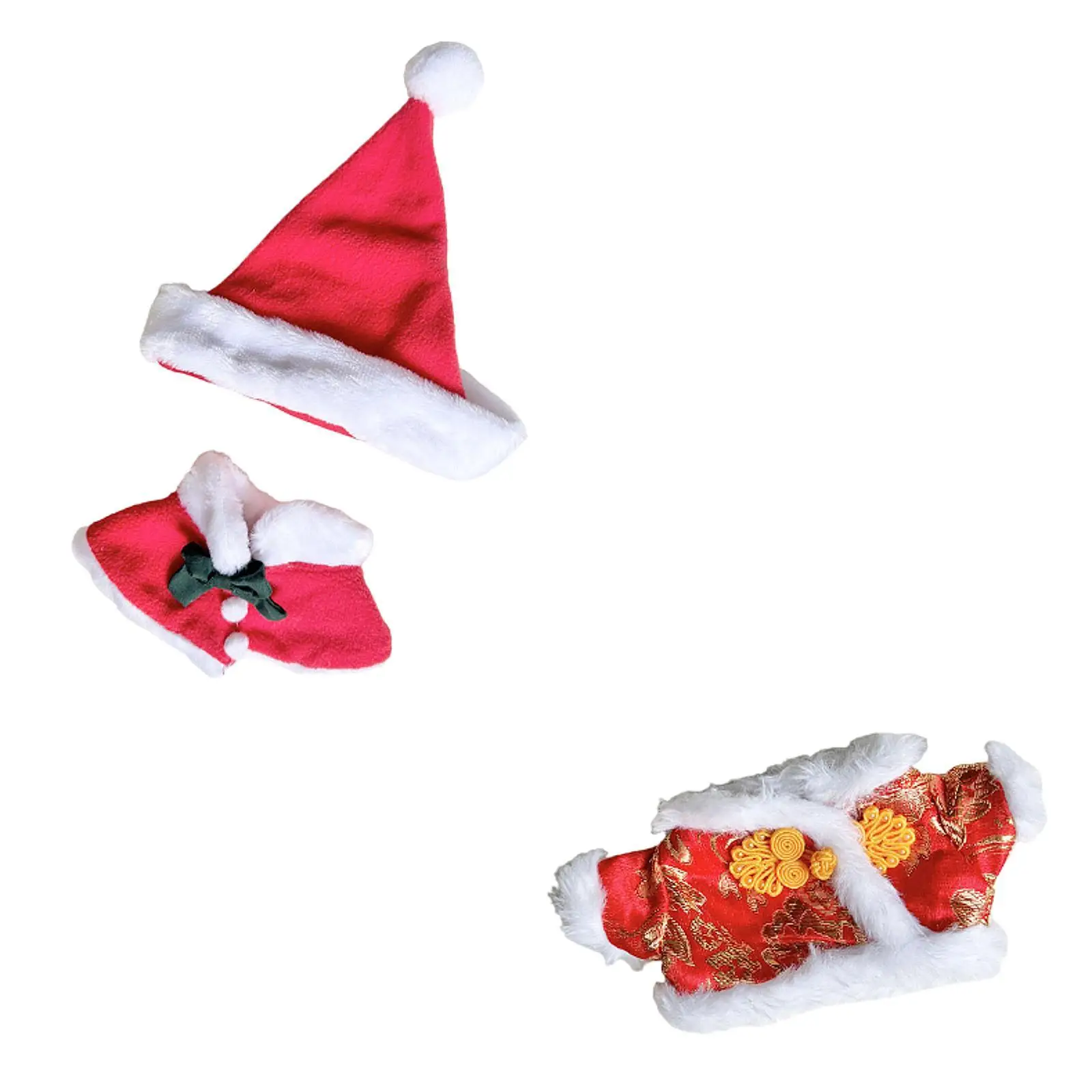 ملابس دمى قطيفة 20 سم، إكسسوارات حيوانات محشوة، أزياء، أنيقة، دعائم للصور