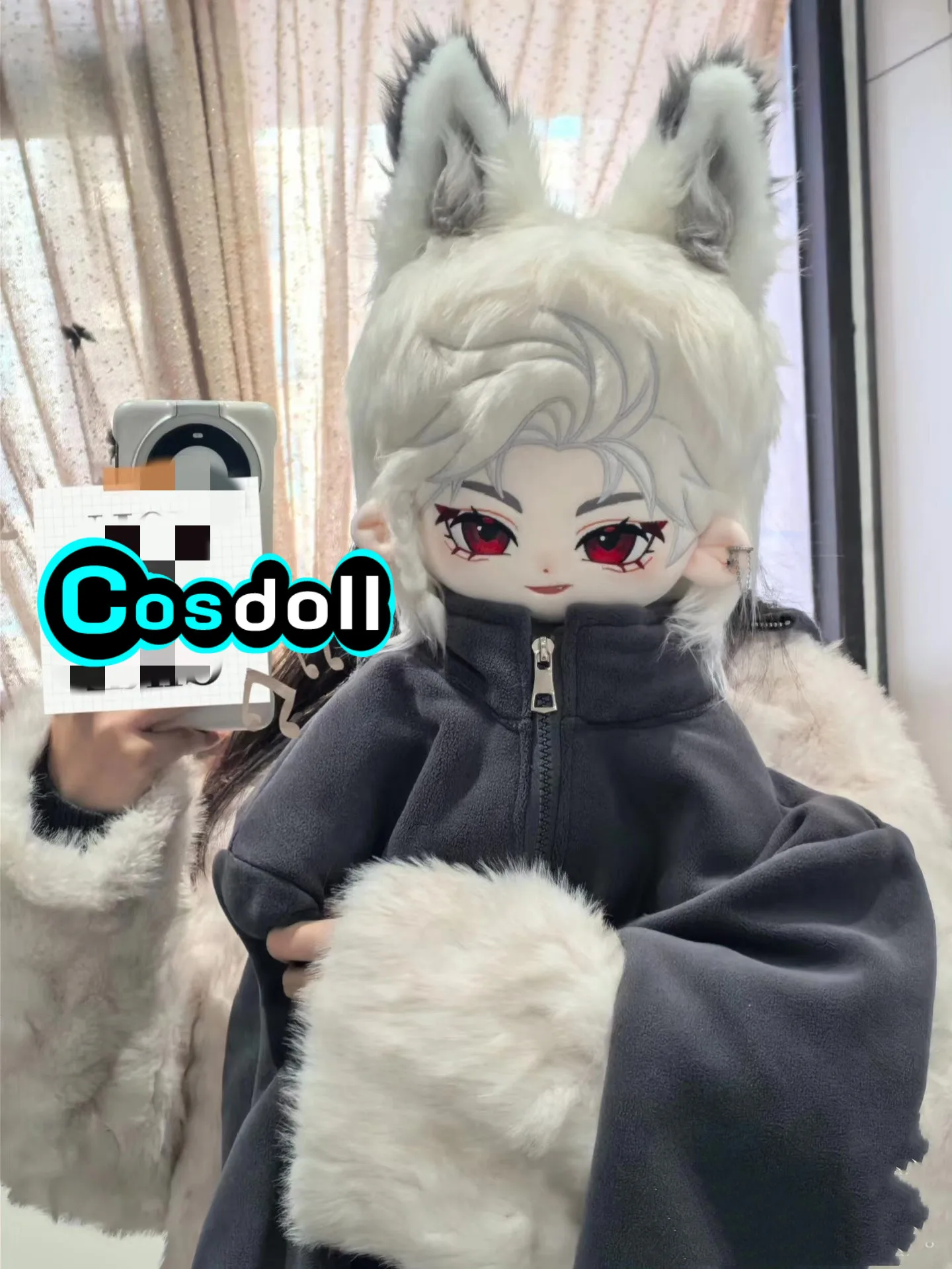 60cm In stock Love and Deepspace Sylus Monster Stuffed Plushie Doll Clothes Anime Game Ornament Toy Gifts Cosplay Costume