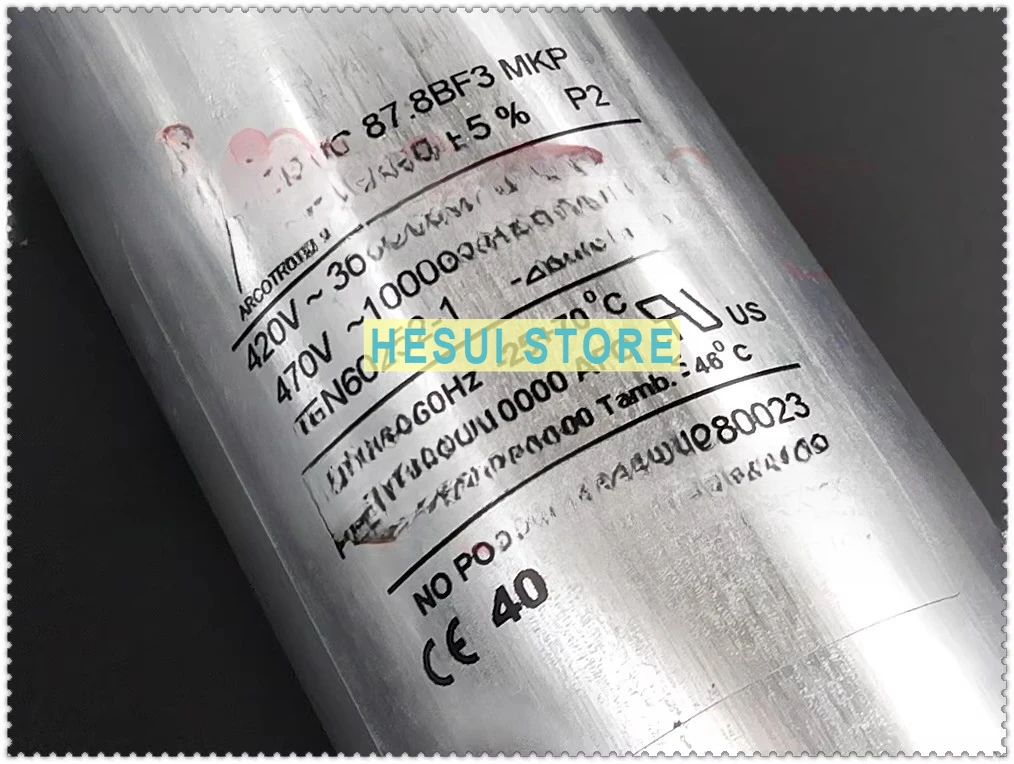 AV C.87.8BF3 MKP 40uF 420-470VAC start-up capacitor
