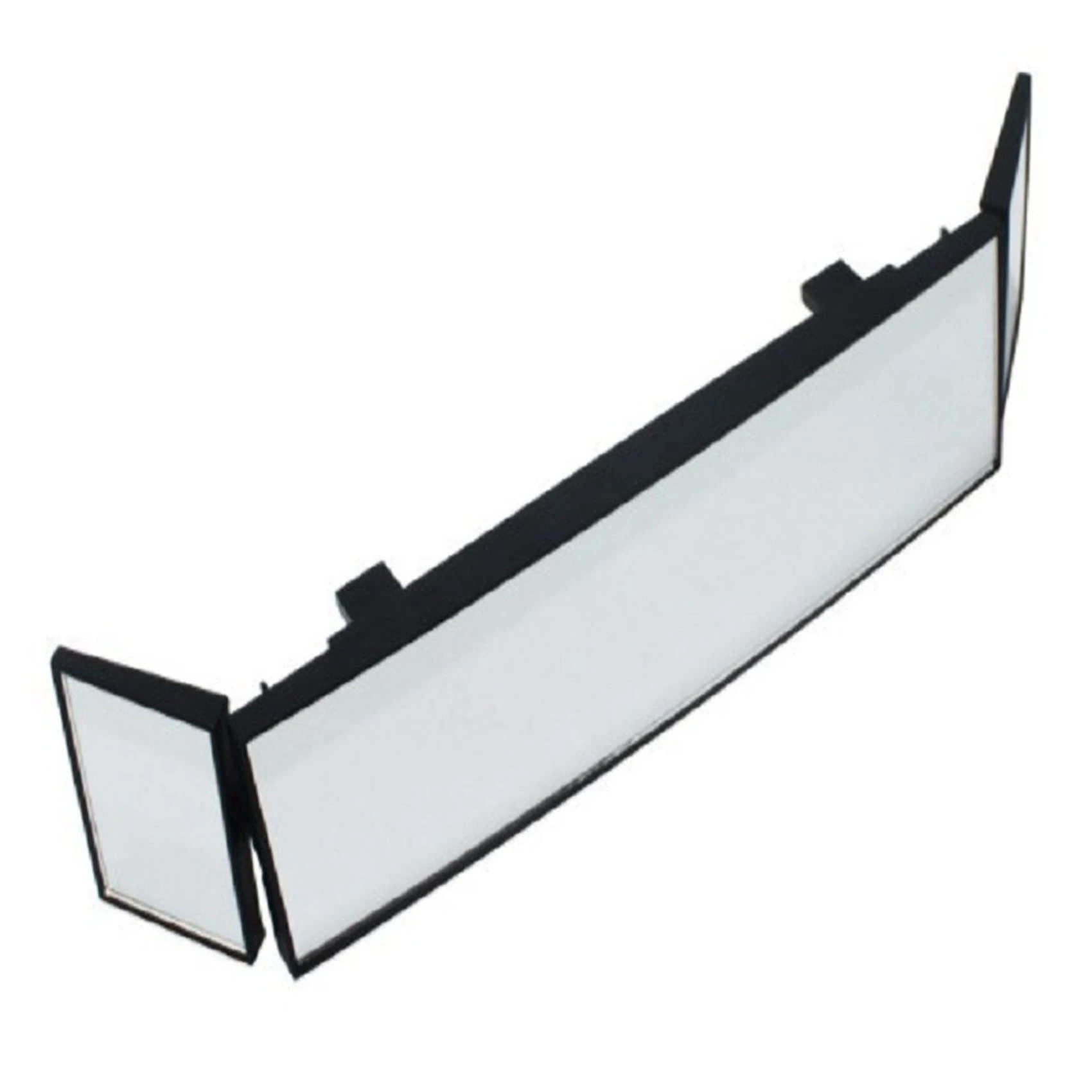 Durable-Car Universal Rear View Mirror Wide Angle Clip-On Convex Curved Mirror Large Vision Interior Mirror For Cars SUV Trucks