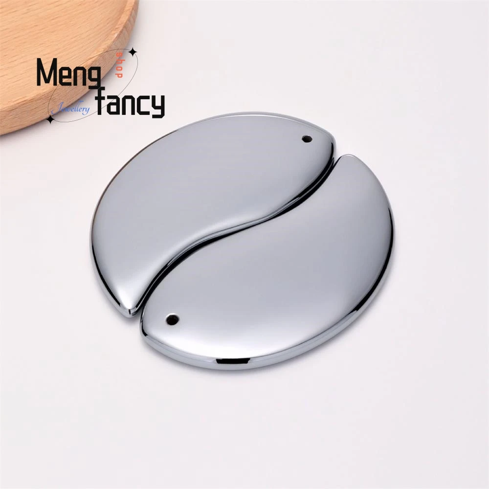 Bagua Taiji Tai Hertz Scraping Board SPA Beauty Face Energy Stone Scraping Simple Elegant High-grade Natural Fashion Jewelry