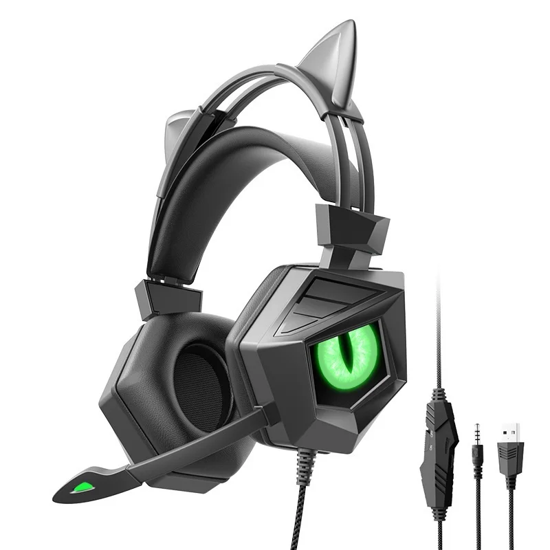 Explosive wired headphones, gaming computers, mobile phones, headphones, head mounted esports earphones