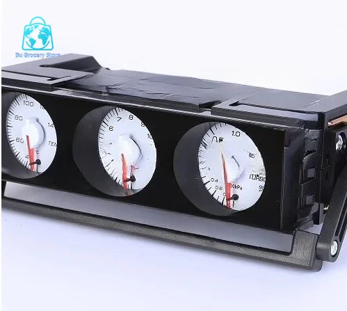 Automobile Modification Instrument, Water Temperature Oil Temperature Oil Pressure Turbine Pressure Triple Meter