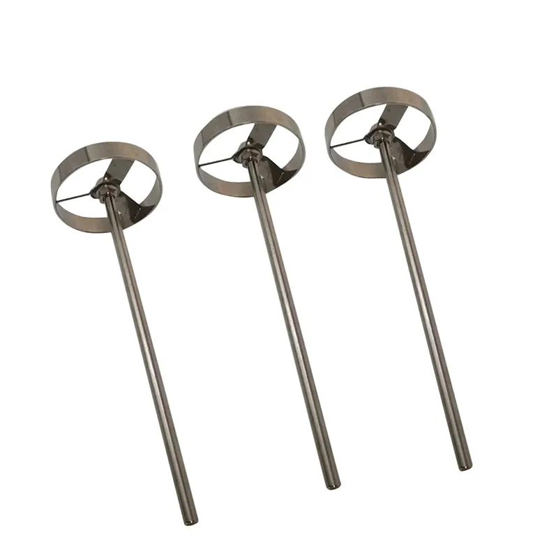 

1set lab stainless steel turbine type blade paddle DIA 50mm 60mm 80mm impeller stirring blade with rod for sitrrer