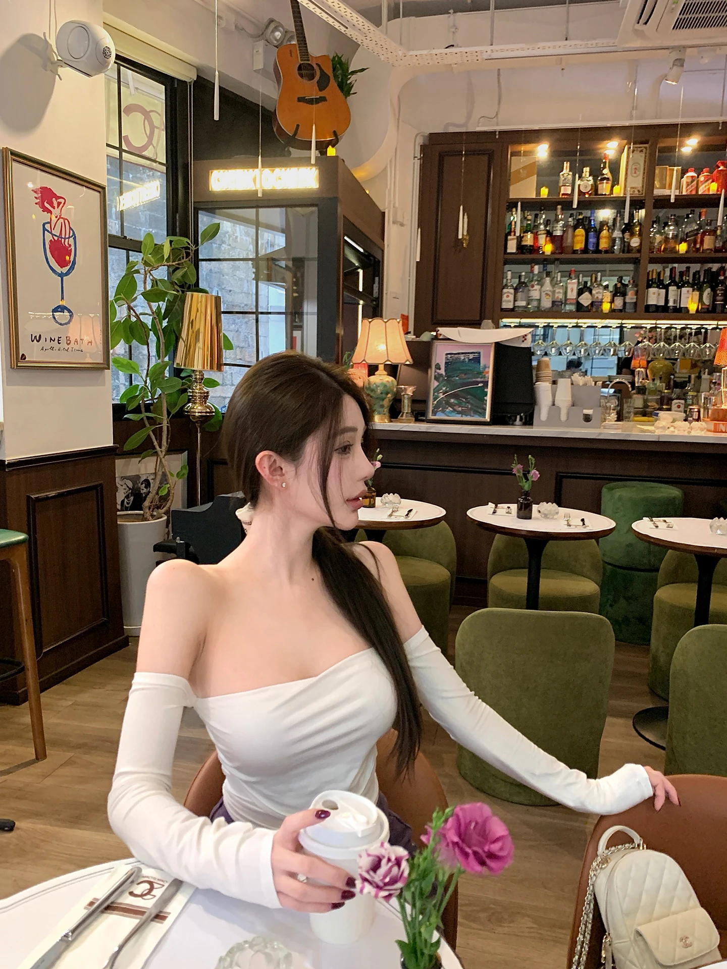 

Chill er Pure Desire Invasion Классическая универсальная облегающая футболка с одним плечом Sli для похудения