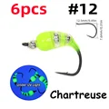 6 piezas de tamaño Chartre 12