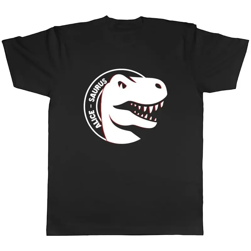 Personalised Dinosaur T-Rex Mens T-Shirt Any Name-Saurus Prehistoric Unisex Tee