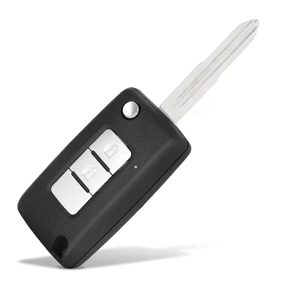 KEYECU Replacement Flip Remote Key Fob 2Button 433MHz ID46 For Mitsubishi Pajero Montero V85 V87 V88 V93 V95 V96 V97 V98 2014-21
