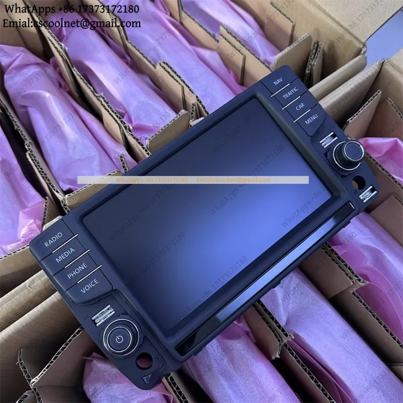 k35NG 919 606 8 inch NAV Navagation Screen Mechanical Button Media Display For VW Golf Mk7 Golf 7 Passat B8 Tiguan MK2 5NG919606