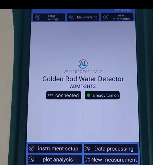 Upgraded and Enhanced AIDU 3H/3HT2/3HT3 Portable Groundwater Detector Rod Can Be Measure 300-800M, High Precision, Easy Operate