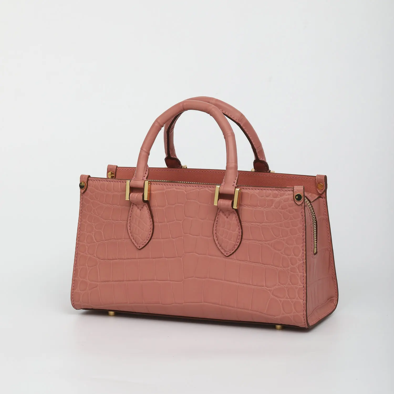 2025 New Designer Matte Crocodile Leather Women Handbag Genuine Leather Lady Tote Bag High Grade Large Capacity Shoulder Bag 45