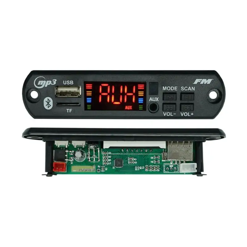 1 مجموعة 12 فولت USB TF راديو الموسيقى اللاسلكية سيارة مشغل MP3 مع جهاز التحكم عن بعد Bluetooth5.0 Mini MP3 WMA وحدة الصوت فك مجلس #4