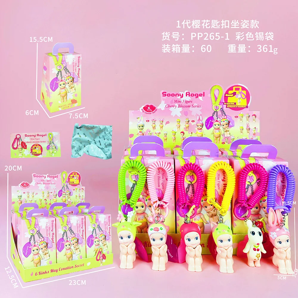 Neue Sonny Angel Cherry Blossom Series Blind Box Toy Hanami Edition Sammlerstück Minifigur Desktop Dekor Kindergeburtstagsgeschenk
