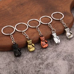 3D Tuning Boxe Luvas Keychain, Metal Keyring, DIY, ginásio