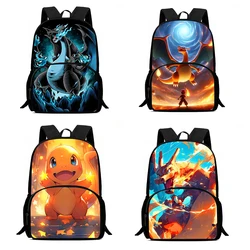 Backpacks Cute Anime Charizards Boys and Girls Student Birthday Gift Child School Bags Large Capacity Camping Durable Rucksack