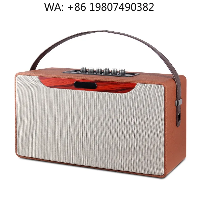 High Power Bluetooth Portable Speaker Outdoor Karaoke Audio System Premium Custom Multifunctional Stereo Sound Device
