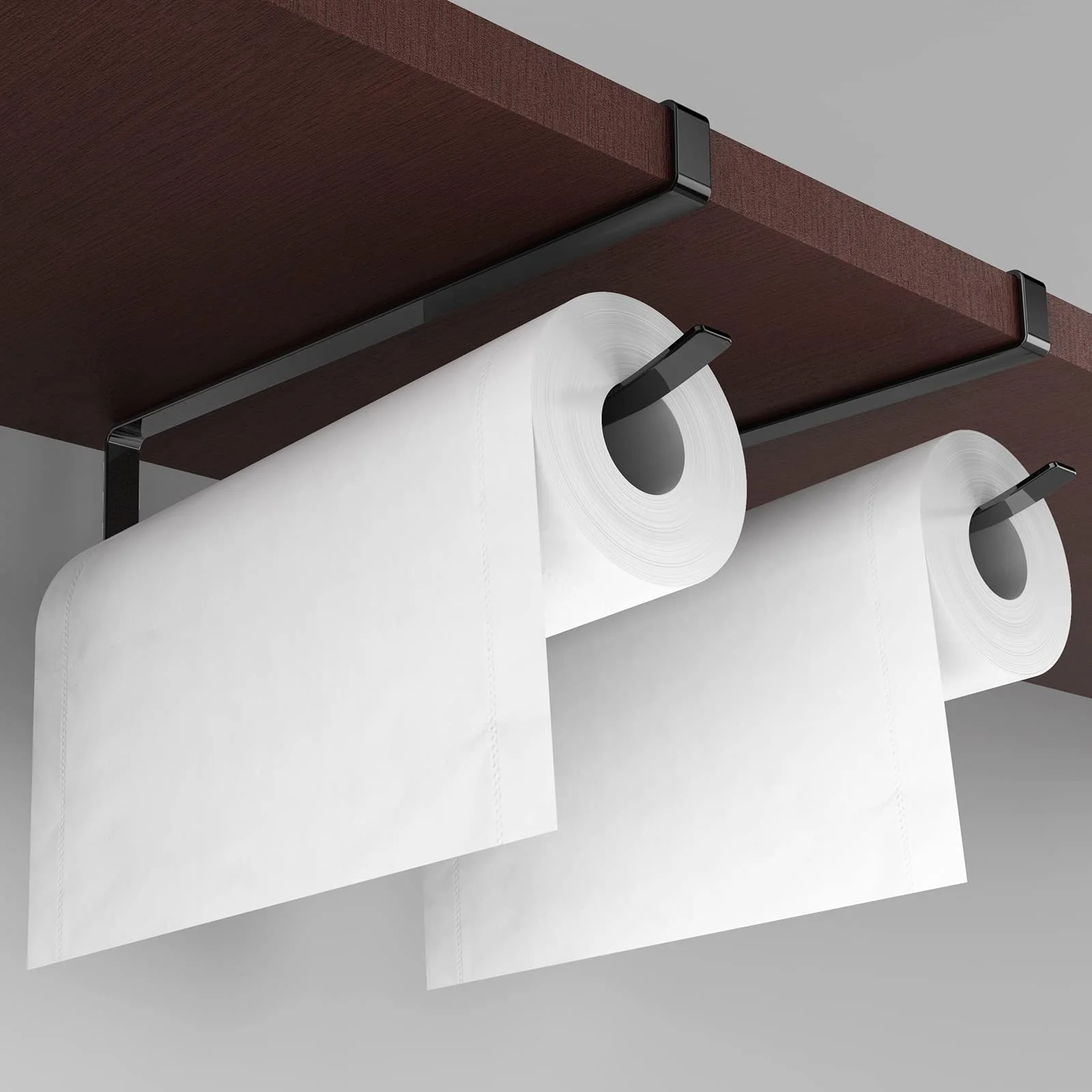 

Держатель для кухонных бумажных полотенец и пищевой пленки без сверления, 2 шт., подставка для кухонных принадлежностей