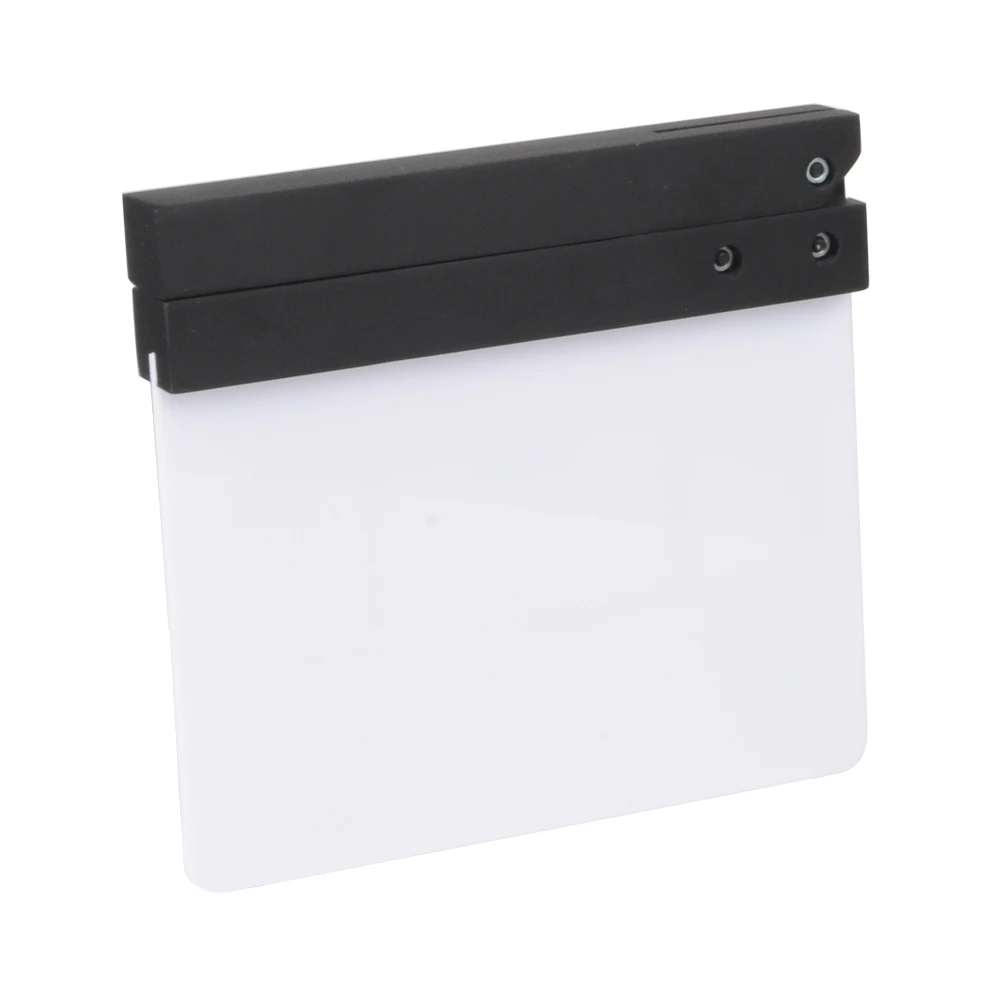 Studio Camera Photography Video Acrylic Small Clapboard Dry Erase Director Film Movie Clapper Board Slate (6.3x5.5\