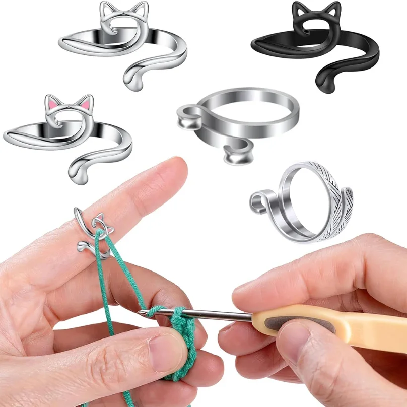 Adjustable Yarn Guide Rings Set 1