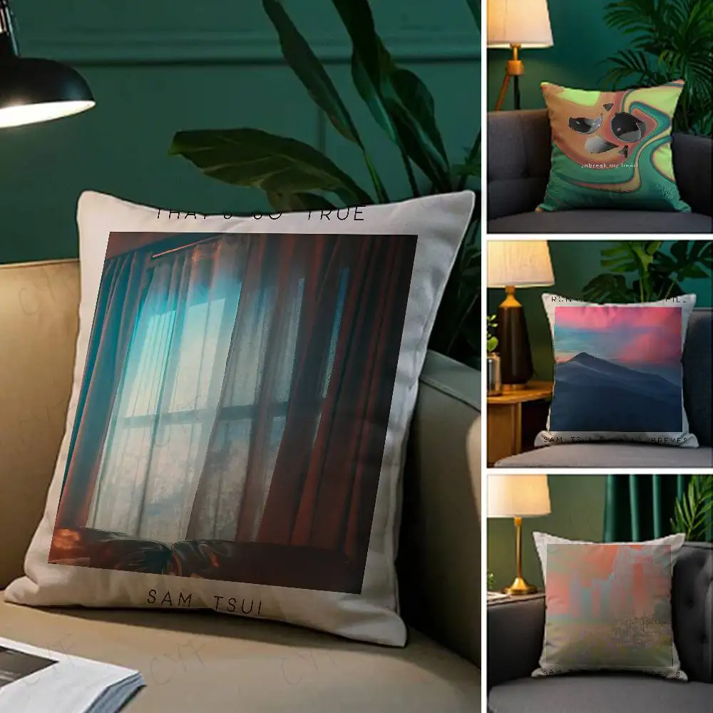 

Singer Hot S-Sam Tsui Pillow Case Custom Printed Brushed Fleece Pillow, Baby Skin-Touch, Eco-Friendly Dye-Sublimation Cushion fo