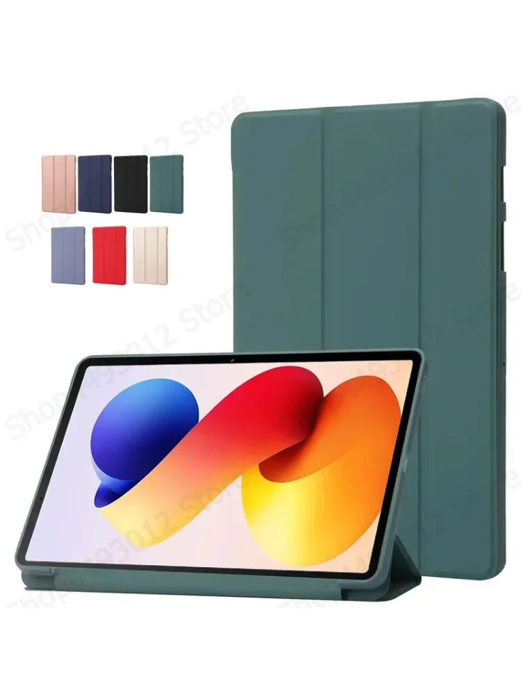Étui pour Redmi Pad 2 Pro, coque de tablette en cuir PU souple avec support arrière pour Xiaomi Redmi Pad 2 Pro 12,1 pouces