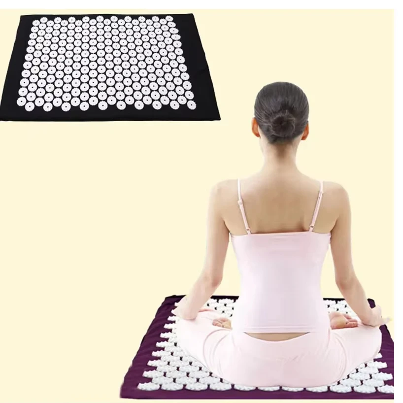 64*39cm Yoga Mat Massager Massage Cushion Acupressure Mat Relieve Stress Pain Acupuncture Spike Yoga Mat Pin Pad/Yoga Mat