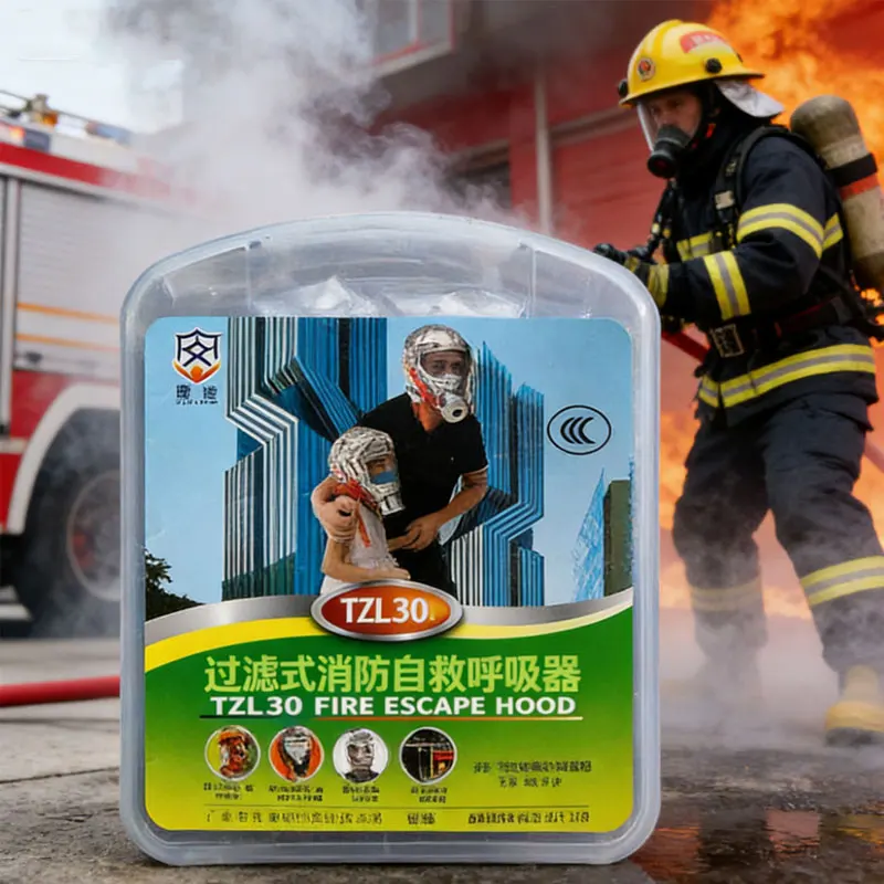 Fire Safety Breathing Fire Breathing Apparatus Apparatus Protective Mask Filter Type Smoke Filtering Products Safety Accessories