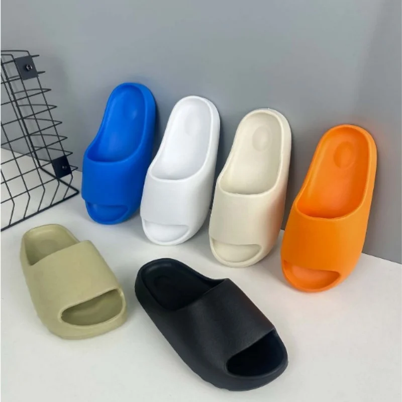 

Новые популярные стильные женские тапочки, повседневные нескользящие модные сандалии для пар, EVA 36-47