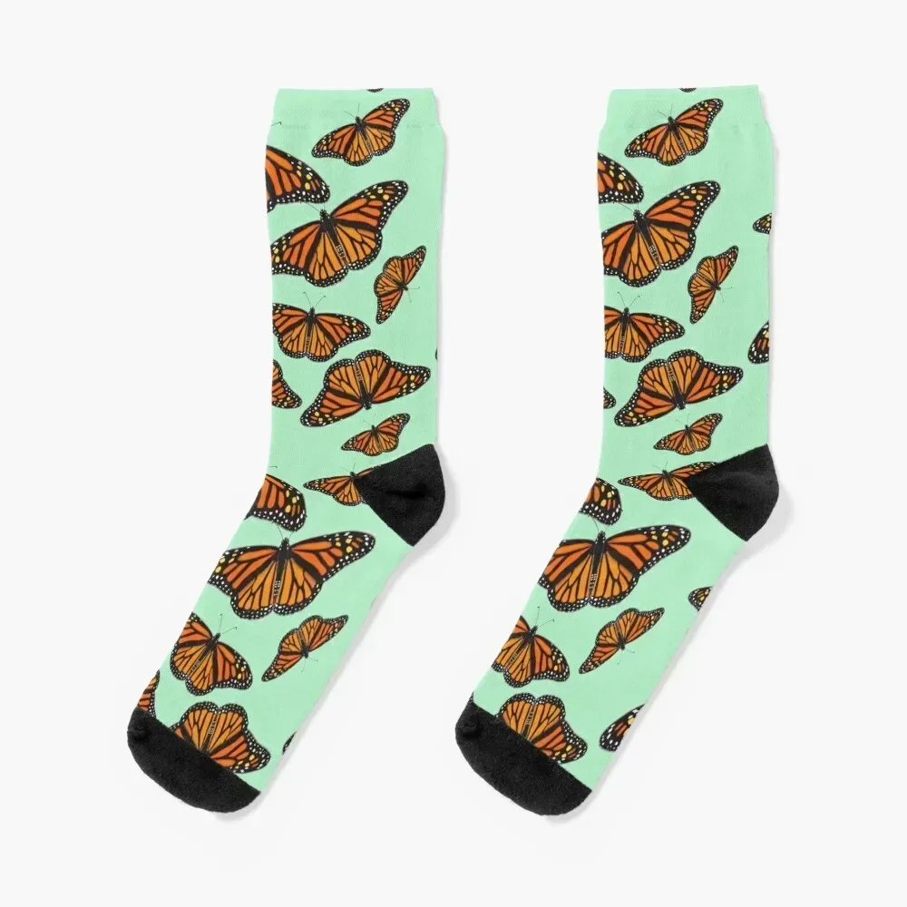 

Monarch Butterfly Rhapsody Socks Run cool Thermal man winter Men's Socks Women's