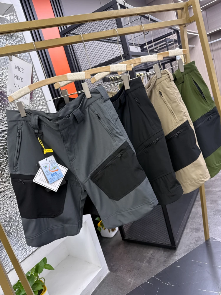 

Уличные мужские прямые брюки, удобные летние повседневные брюки длиной пять четвертей, молодежная мода