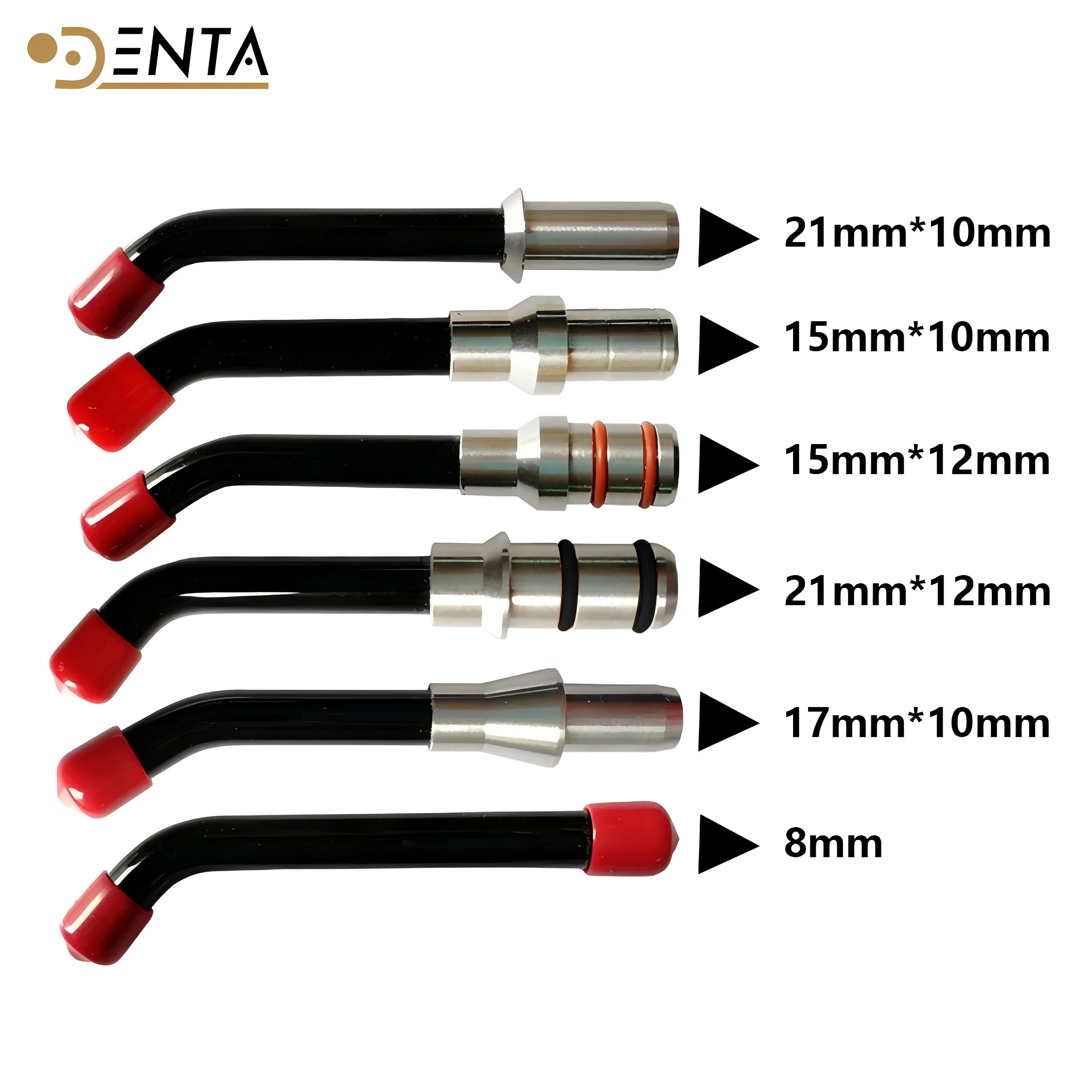 6 Types Dental Universal Optical Fiber Guide Rod Tips LED Curing Light Replacement Fit Cordless Curing Lamp LED UV Glasses