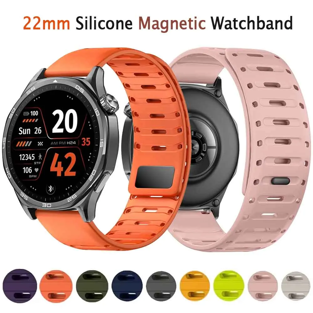 22Mm Silicone Strap… - image