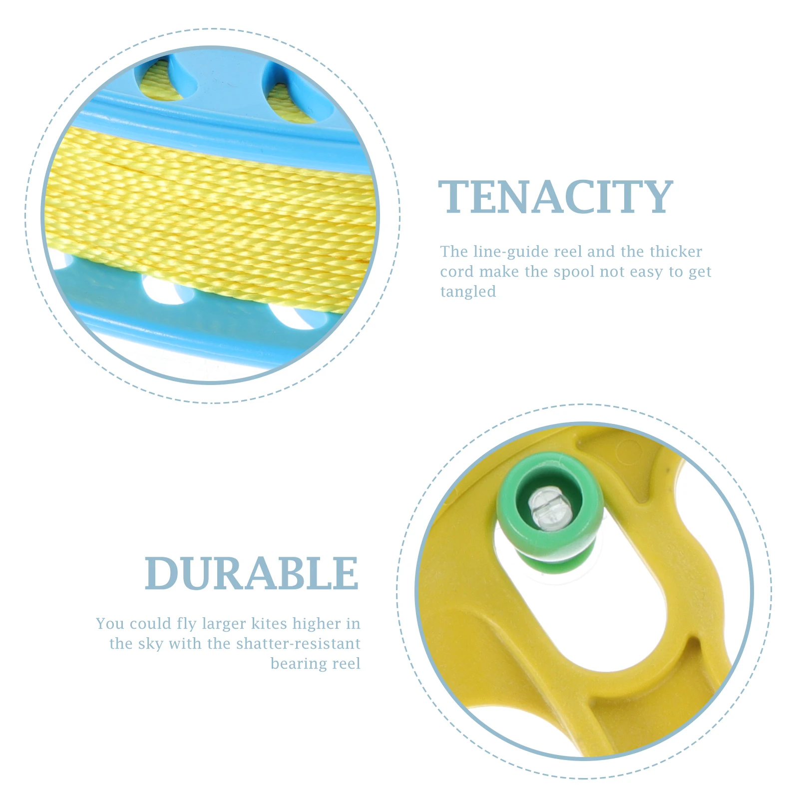 

Синий портативный намотчик для лески для воздушных змеев, прочный держатель для лески с износостойким подшипником, для толстого шнура, для управления при запуске воздушных змеев на открытом воздухе