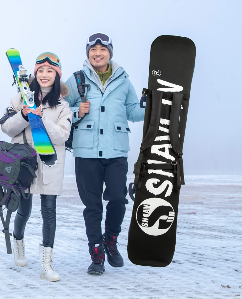 new-single-board-snowboard-protective-cover-knitted-woven-fabric-dry-cleanable-washing-machine-washable-shoulder-strap