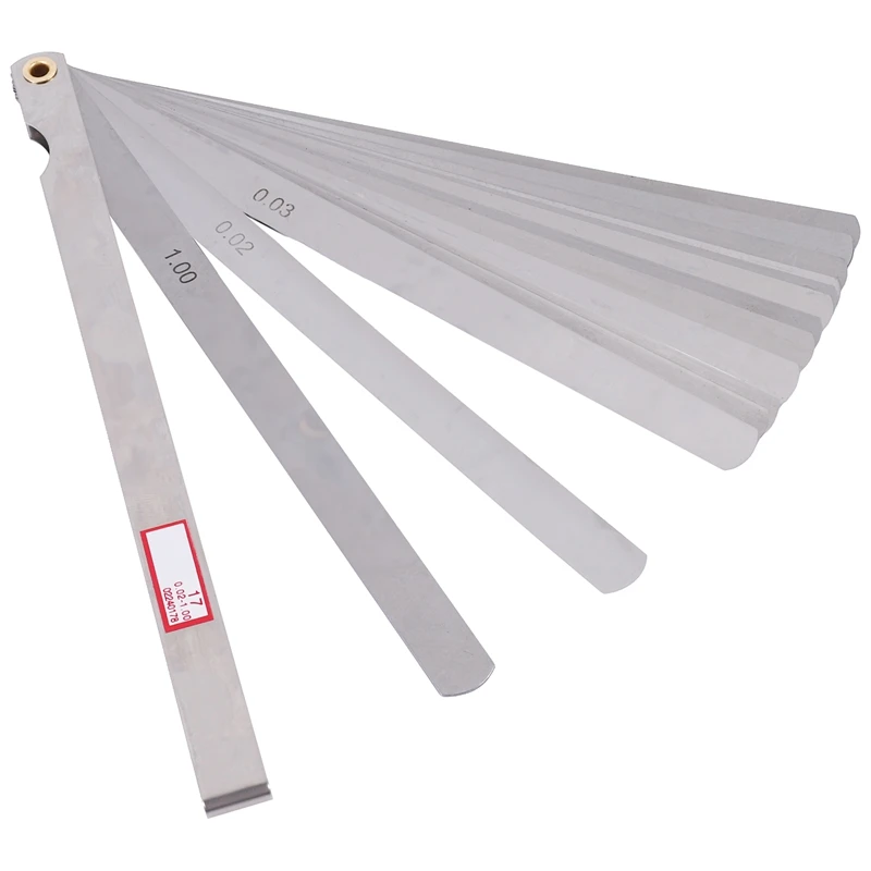 200 mm di lunghezza 17 foglie 0,02 mm-1,0 mm spazio spessimetro misura spessimetro ZJY