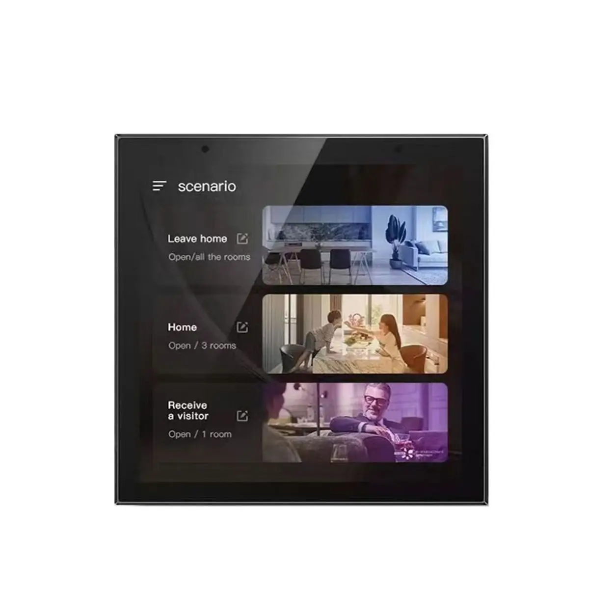 

Hot Sale Wifi Multi Room Audio System Wall Mount Touch Screen 4 Inch Amplifier Home Audio Smart Home Control Panel