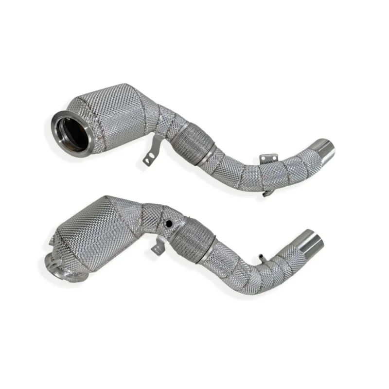 

Выхлопная система (даунпайп, коллектор) из нержавеющей стали с каталитическим нейтрализатором для BMW X7 M50i 4.4T 2020-2025 (без функции световой сигнализации неисправностей)