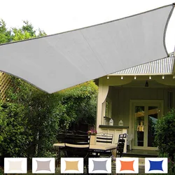 Waterproof Shade Sail, 420D, Square, Rectangle Sunshade, Garden Terrace Canopy, Swimming Sun shade, Camping, Hiking Yard Awning