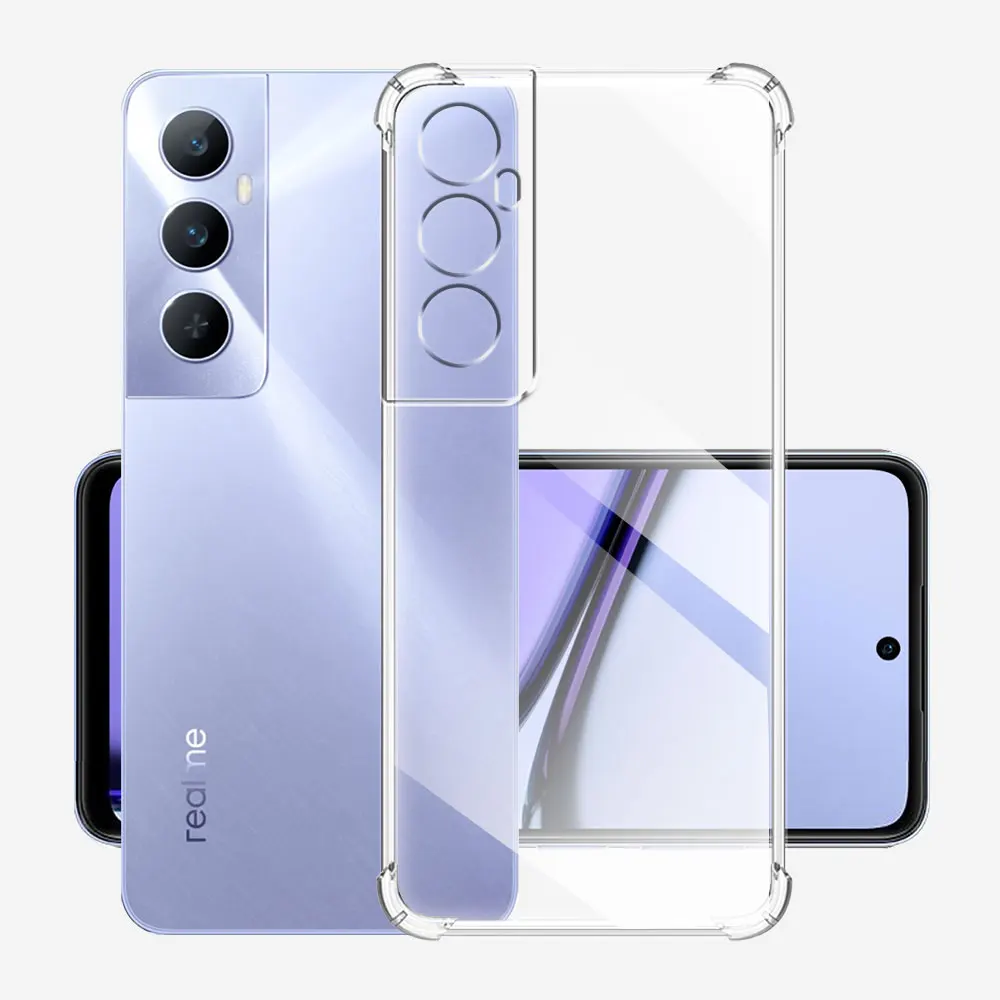 For Realme C65 4G Case Silicone Soft Clear Shockproof Back Cover for Realme C65 Phone Case on RealmeC65 C 65 RMX3910 6.67\