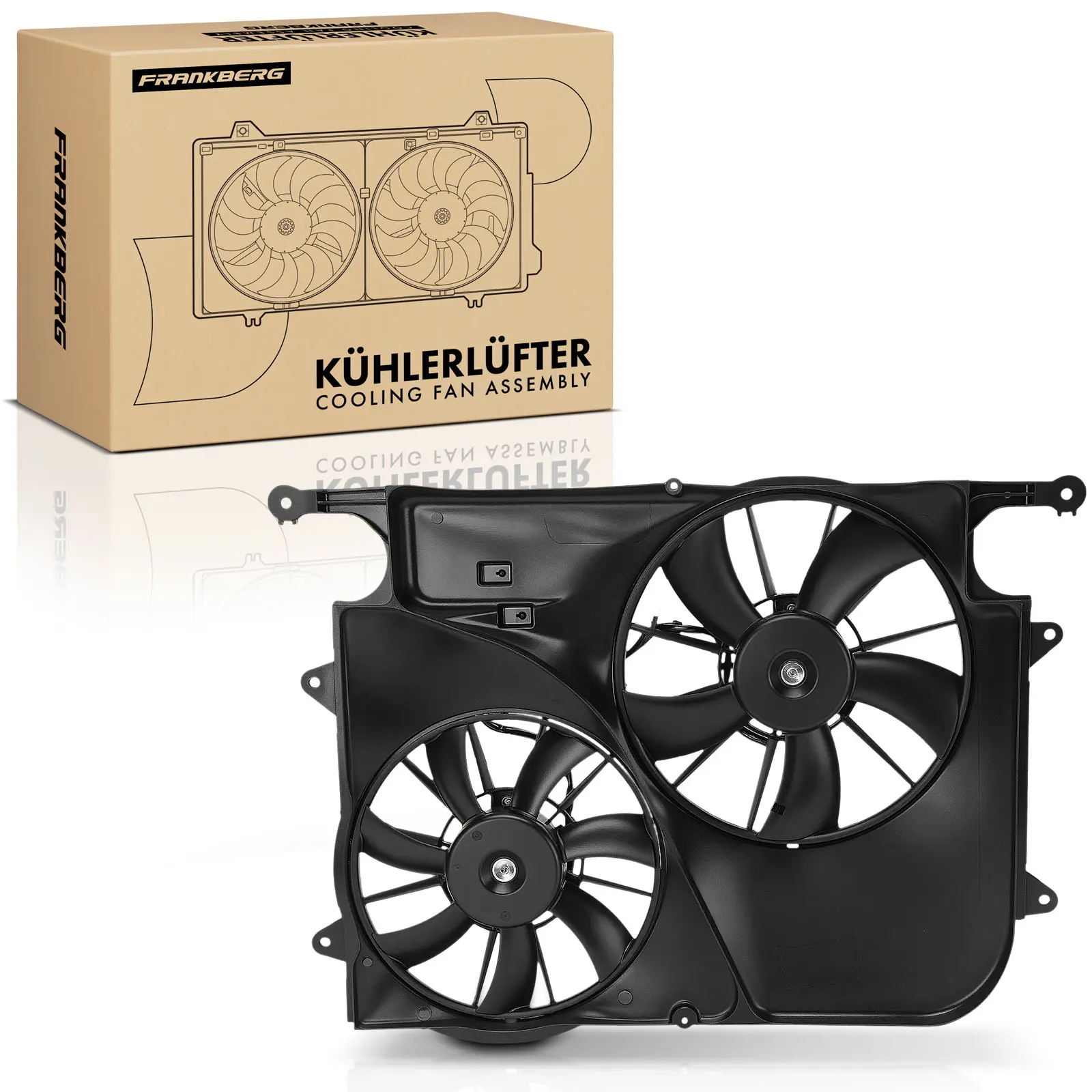Frankberg 1x Lüfter Motorkühlung für Chevrolet Captiva Opel Antara Vauxhall 2.0L 4805185 96629063 4810375 96829535
