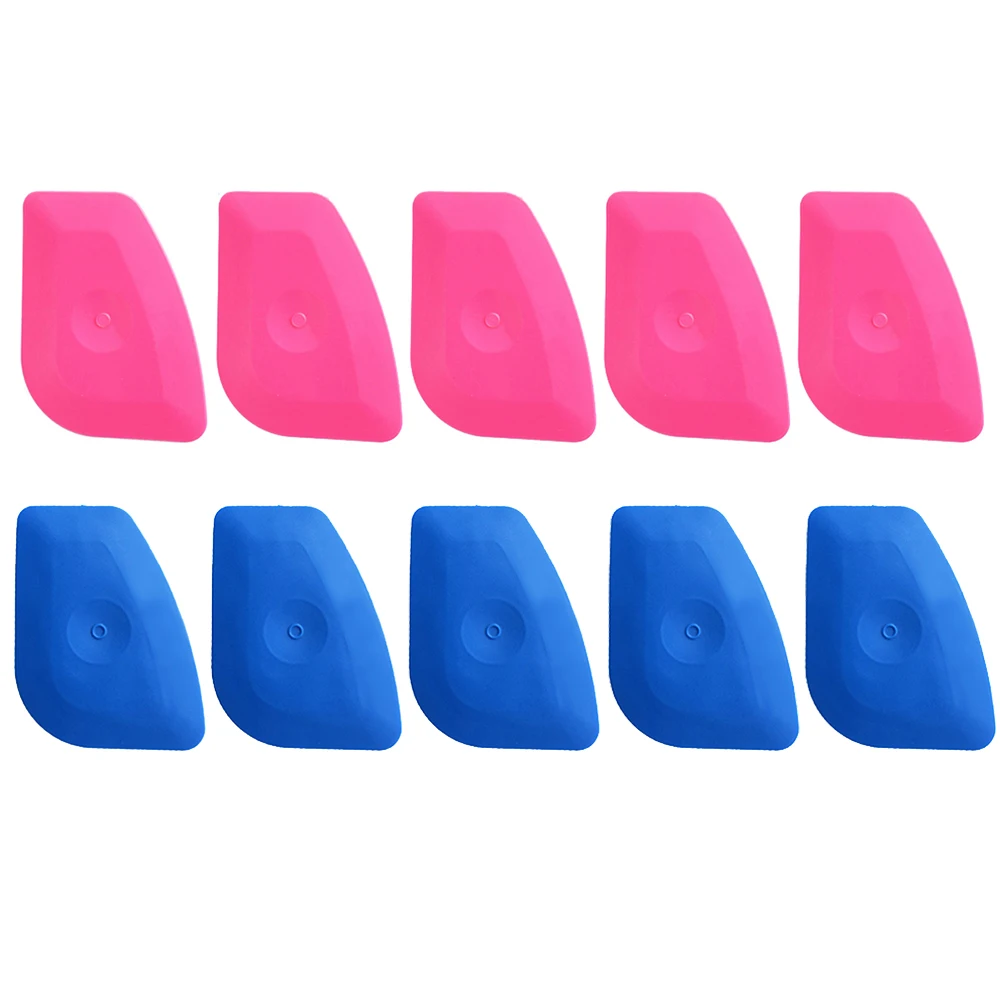 

10PCS Foil Squeegee Vinyl Film Car Wrap Auto Home Office Car Film Sticker Install Cleaning Pink Scraper Window Tints Tool A57