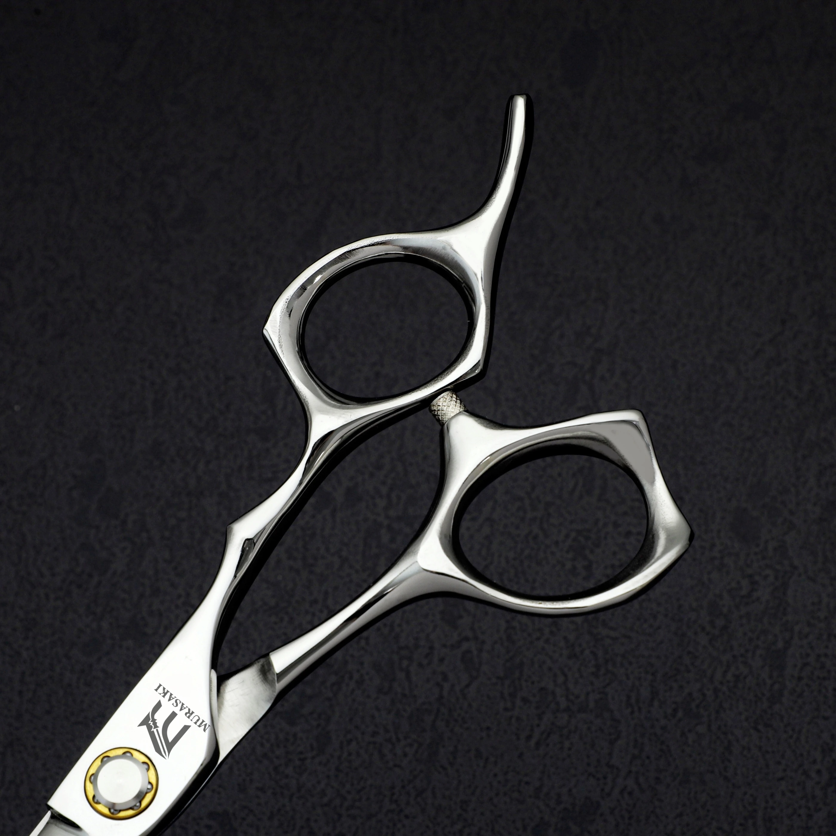 MURASAKI Professionelle Friseurschere, 6,0 Zoll Haarschneideschere, Hitachi 440C Stahl, Hochwertiges Friseurzubehör – Detail 3