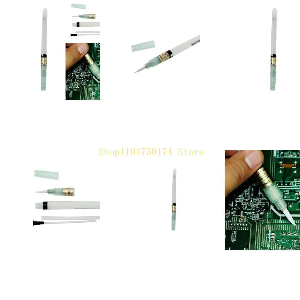BON-102 Флюсовая паста, паяльная паста, наконечник кисти, ручка для сварки, лидер продаж